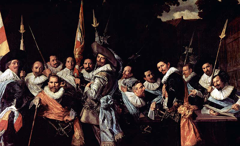 Meeting of the Officers of the Kloveniersschutterij in Haarlem